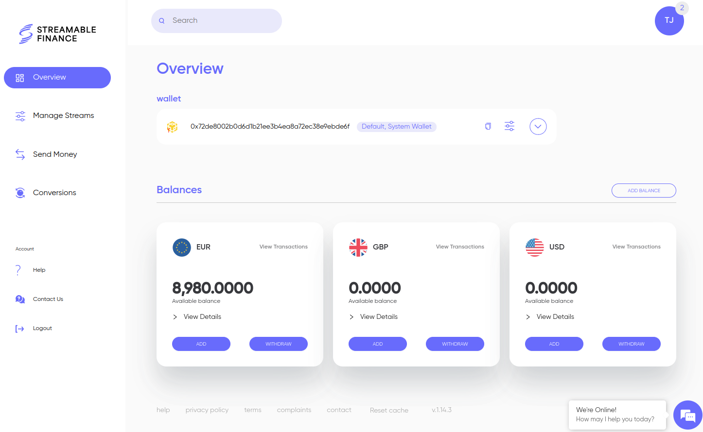 esRamp Dashboard